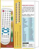 Universal Remote Control for TV (URC-6)
