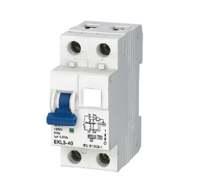 RCBO RCCB with Overcurrent Protection Ekl3-40