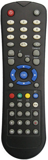 ABS Case Remote Control for TV (AMIKOS)